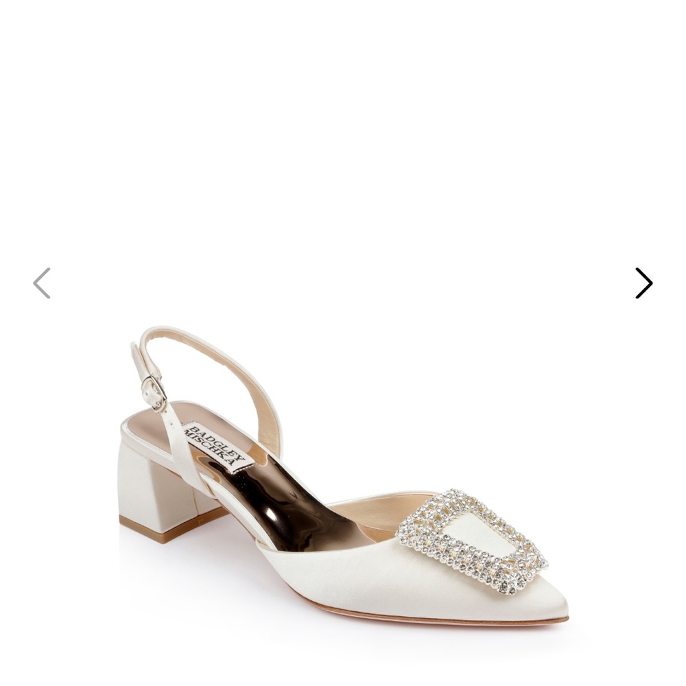 Badgley Mischka Bridal Kitten Heels